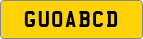 Reg Plate